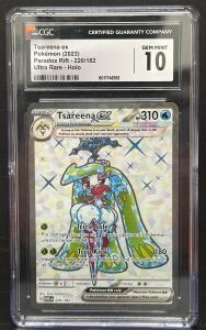 Pok&eacute;mon Tsareena ex, Paradox Rift, Ultra Rare Holo, CGC Gem Mint 10