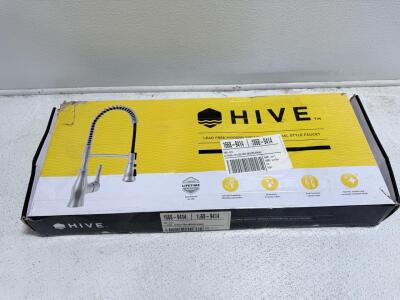 Hive H-KF003-CH Commercial Style Kitchen Faucet, Chrome Finish