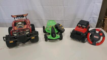 (3) Remote Control Trucks