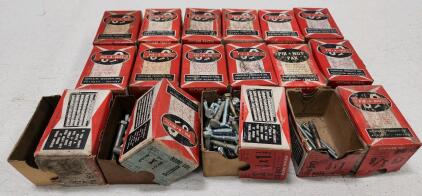 (17) Assorted Pik-A-Nut Brand Nuts, Bolts, And Other Supplies