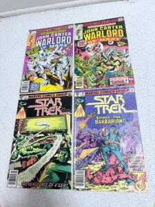 Star Trek & John Carter Comics, Marvel Comics Group, Issues #1, #2, #7, #10
