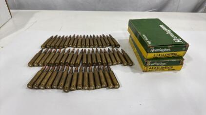 (2) Boxes Of 6.5x55 Swedish 140GR. Soft Points, (53) 6.5x55 Loose Rounds