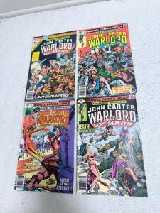Marvel Comics John Carter Warlord of Mars #3, #2 Annual, #26, #27