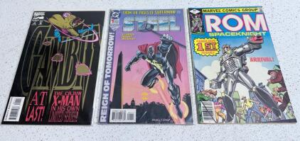 Marvel and DC Comics Collection, Gambit, Steel #1, ROM Spaceknight #1