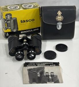 TASCO BINOCULARS Quality Optics In Case & Box w/Manual