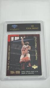 Graded 10 - 1999 Michael Jordan Upper Deck Record Book Card