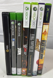 (3) XBOX ONE Games (3) XBOX 360 Games (1) Original XBOX Game