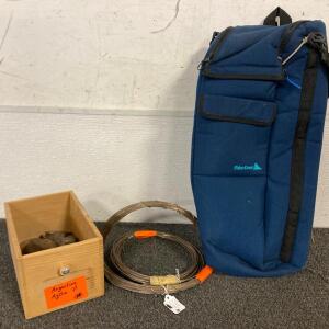 (24) Argeutine Agats, (2) Rols Of Silver Soldering, Oxygen Tank Bag