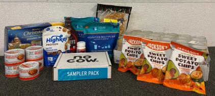 Liquid IV Electrolyte Drink Mix, Dried Shredded Squid, Protein Bars And Cookies, Pack Of Maltin, Sweet Potato Chips, Canned Kimchi And More