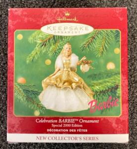 Hallmark Keepsake Celebration Barbie Ornament, Special 2000 Edition