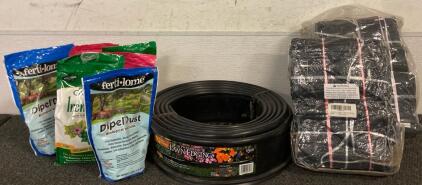 (2) Gardzen 20-Packs Of 5 Gallon Grow Bags, 20&rsquo; Professional Lawn Edging, Various Bags Of Garden And Lawn Care
