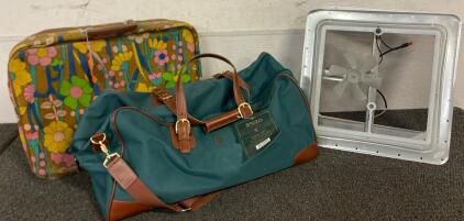 Heng's Universal RV Roof Vent With A 12V Fan, New Ralph Lauren Polo Duffel Bag And Vintage Floral Bag