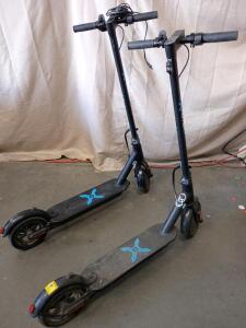 [2] Hover-1 Electric Scooter Foldable And Comes With [1] Charger.