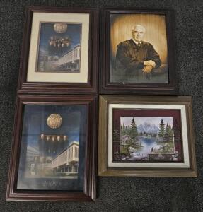 (4) Framed Pictures