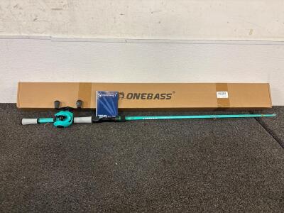 ONEBASS Fishing Rod & Reel Combo, 7'00", Fast Action Medium Heavy, PLA-GB-2C70MH