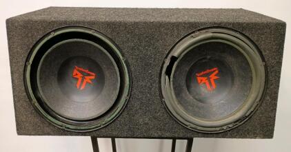 Dual 12-Inch Rockford Fosgate Subwoofer Enclosure. 13"x30"x13"
