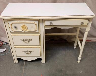 French Provincial Style Vanity Desk or Writing Desk. 31"x41"x17"