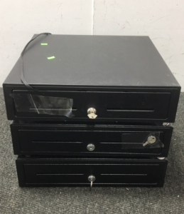 (3) Toast Brand Cash Drawers