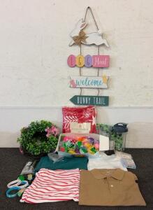 BRAND NEW PRODUCTS!! Including (1) 2 Pack Replacement Parts Upgrade 32OZ Cups, (1) Decorative Easter Sign, (2) Watermelon For Slicers, And So Much More!!!