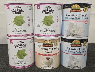 Survival Food- (6) #10 Cans Sealed