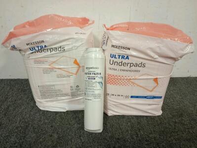 (2) McKeeson Ultra Heavy Underpass 30" x 36", Refrigerator Water Filter AMZN-GSWF-P