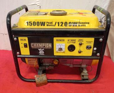 Champion 1500-Watt Portable Generator