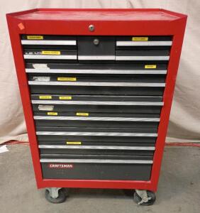 Craftsman 12 Drawer Rolling Tool Cart 41"x27"x18"