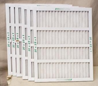 [6] Xtreme+Plus Air Guard Pleated Furnace Filter. 20" X 25" X 1"