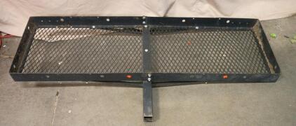 Hitch-Mounted Cargo Carrier. 60"x23"x4"