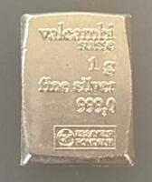 (4) Valcambi Suisse 1G 999.0 Fine Silver Bars - 2