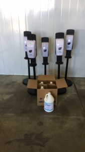 Germ Bloc Automatic hand sanitizer dispenser and foam refill
