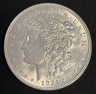 1921 Morgan Silver Dollar Coin