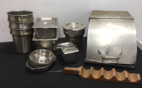 Stainless steel food storage containers and more