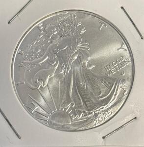 2025 Walking Liberty 1oz Fine Silver Dollar Coin