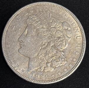 1921-D Morgan Silver Dollar Coin