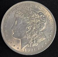 1921 Morgan Silver Dollar Coin