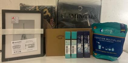 Boho Throw Blanket, (5) Pcs 8x10 Picture Frames, Women&rsquo;s Jeans (2XL), Music & Tablet Stand & More
