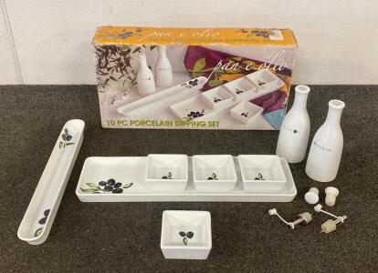 Pan e Olia - 10 pc Porcelain Dipping Set
