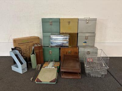 Porta-File Storage - D-Ring Clip Boards - Dividers - Bath Chair