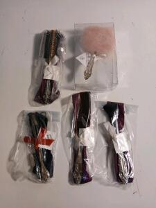 (5) Vintage Vagabond House Collectable Sterling Silver Beauty Brushes