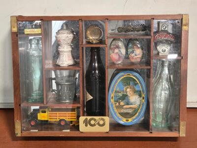 Coca-Cola Centennial Celebration Shadow Box Display Case - 18&frac12;"W x 13"H x 3&frac12;"D