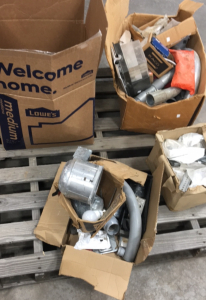 Pallet Of Electrical Supplies And Hardware