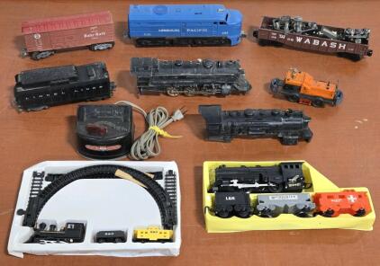 Assorted Vintage Model "O" Scale & Small Plastic Sets of Trains