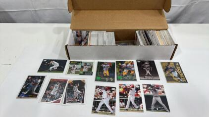 Assortment Of Mixed Baseball Football & Basketball Cards
