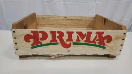 Vintage Wooden Crate For Prima