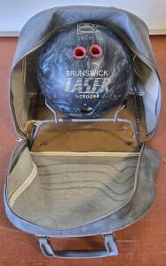 Vintage Brunswick Laser LC50298 Custom Bowling Ball & Brunswick Carry Bag / +$80 Value!