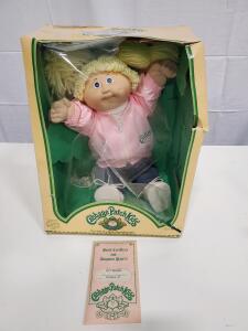 Cabbage Patch Kids Doll Kit Raina, Blonde Hair, Blue Eyes, Birth Certificate