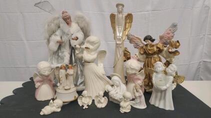 (14) Vintage Angels Decor