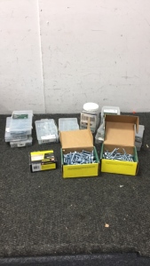 (13) Containers Of Electrical Fasteners