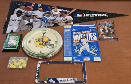 Assorted Pro Sports Memorabilia